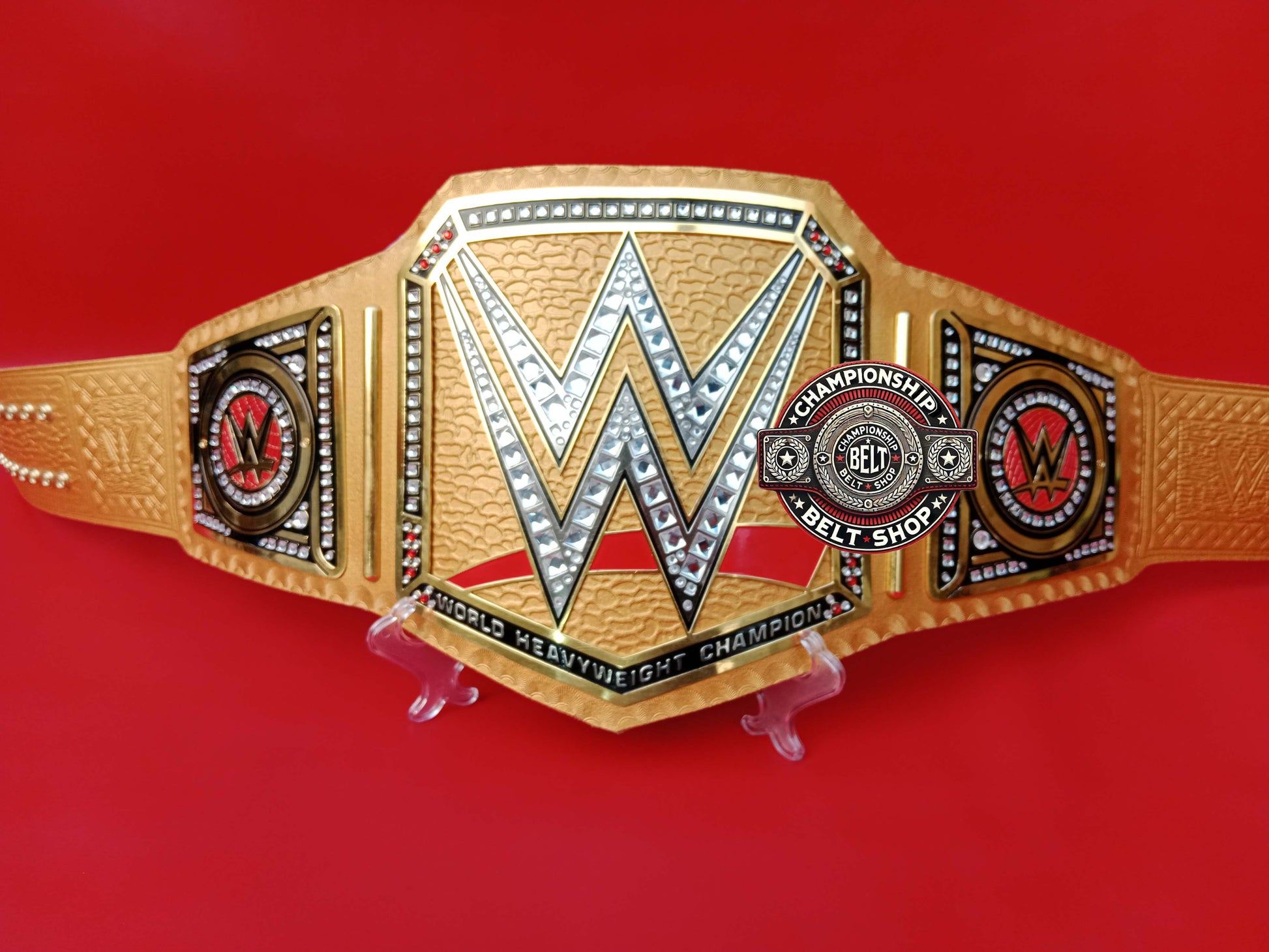 WWE Golden Universal Heavyweight Championship Title Belt