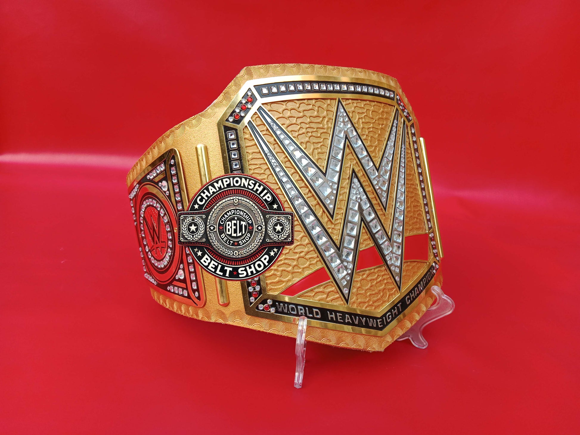 WWE Golden Universal Heavyweight Championship Title Belt