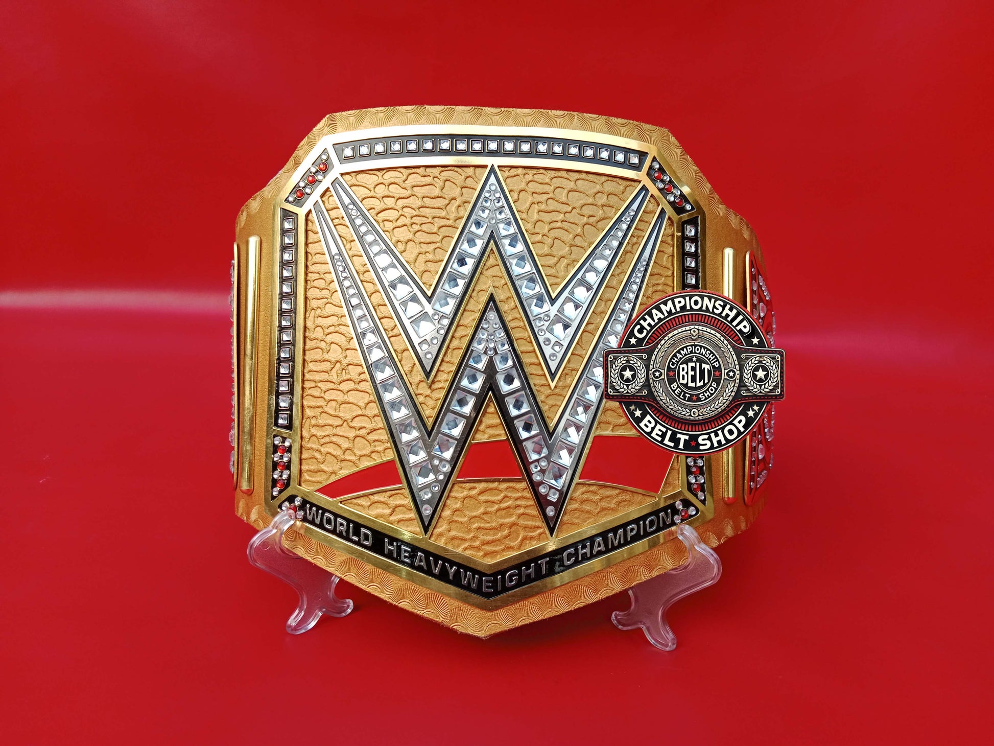 WWE Golden Universal Heavyweight Championship Title Belt