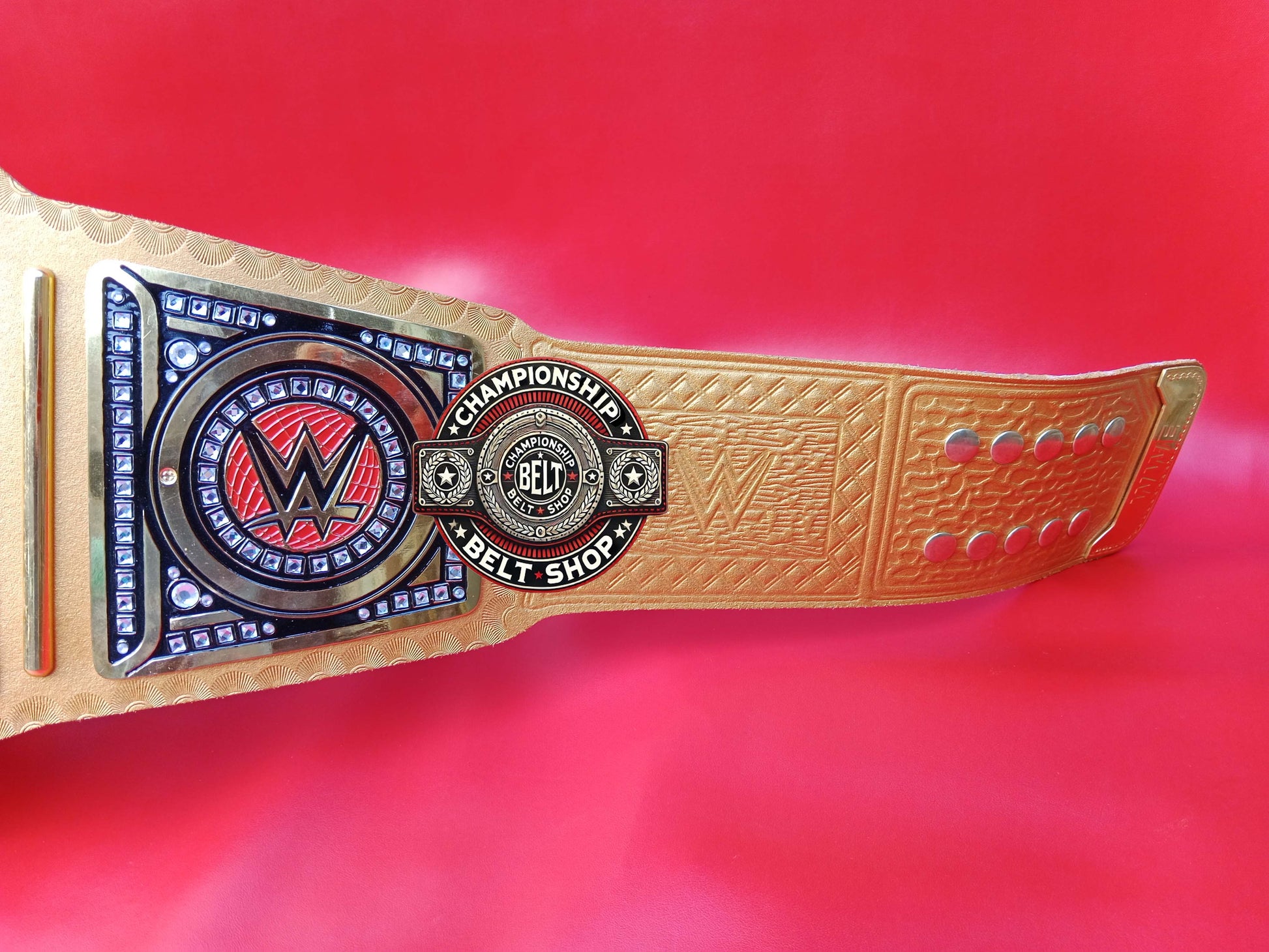 WWE Golden Universal Heavyweight Championship Title Belt