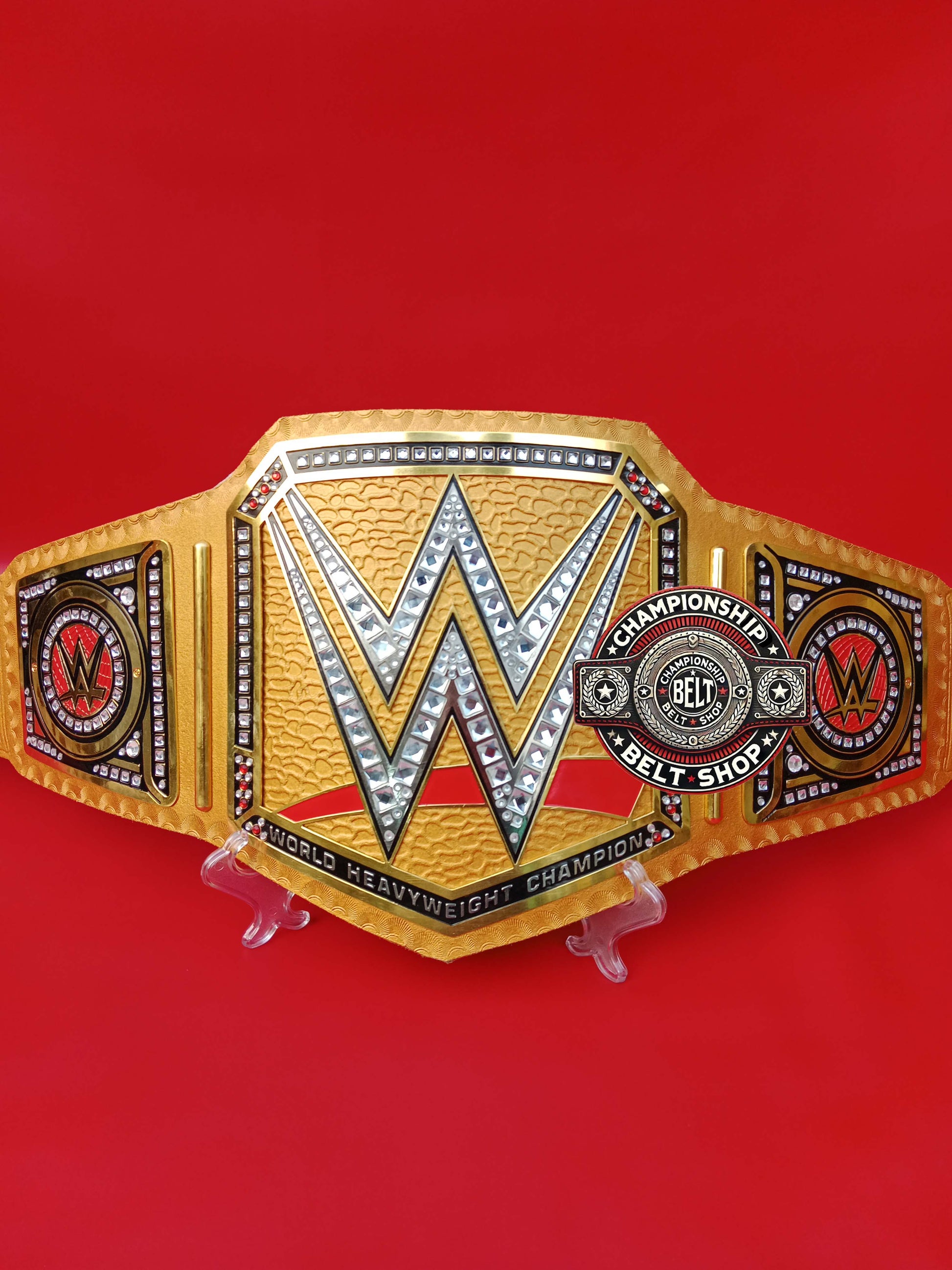 WWE Golden Universal Heavyweight Championship Title Belt