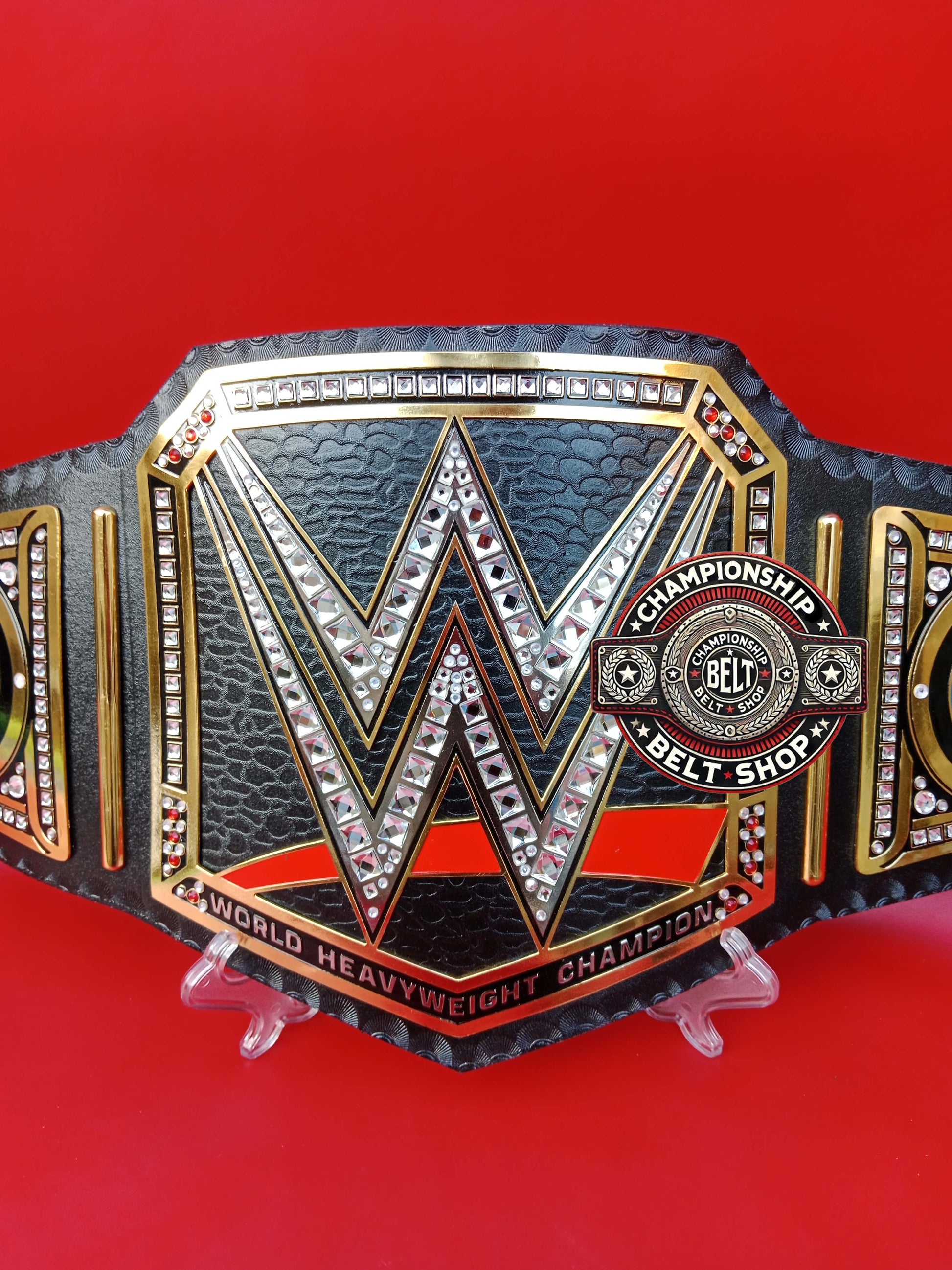 WWE Heavyweight AJ Style Name Plates Championship Title Belt