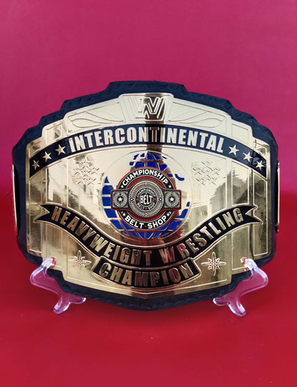 WWE Block Logo Intercontinental Championship Title Belt