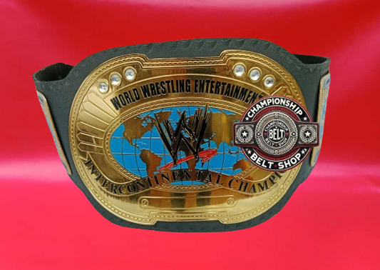 WWE Block Logo Oval World Wrestling Entertainment Championship Title Belt