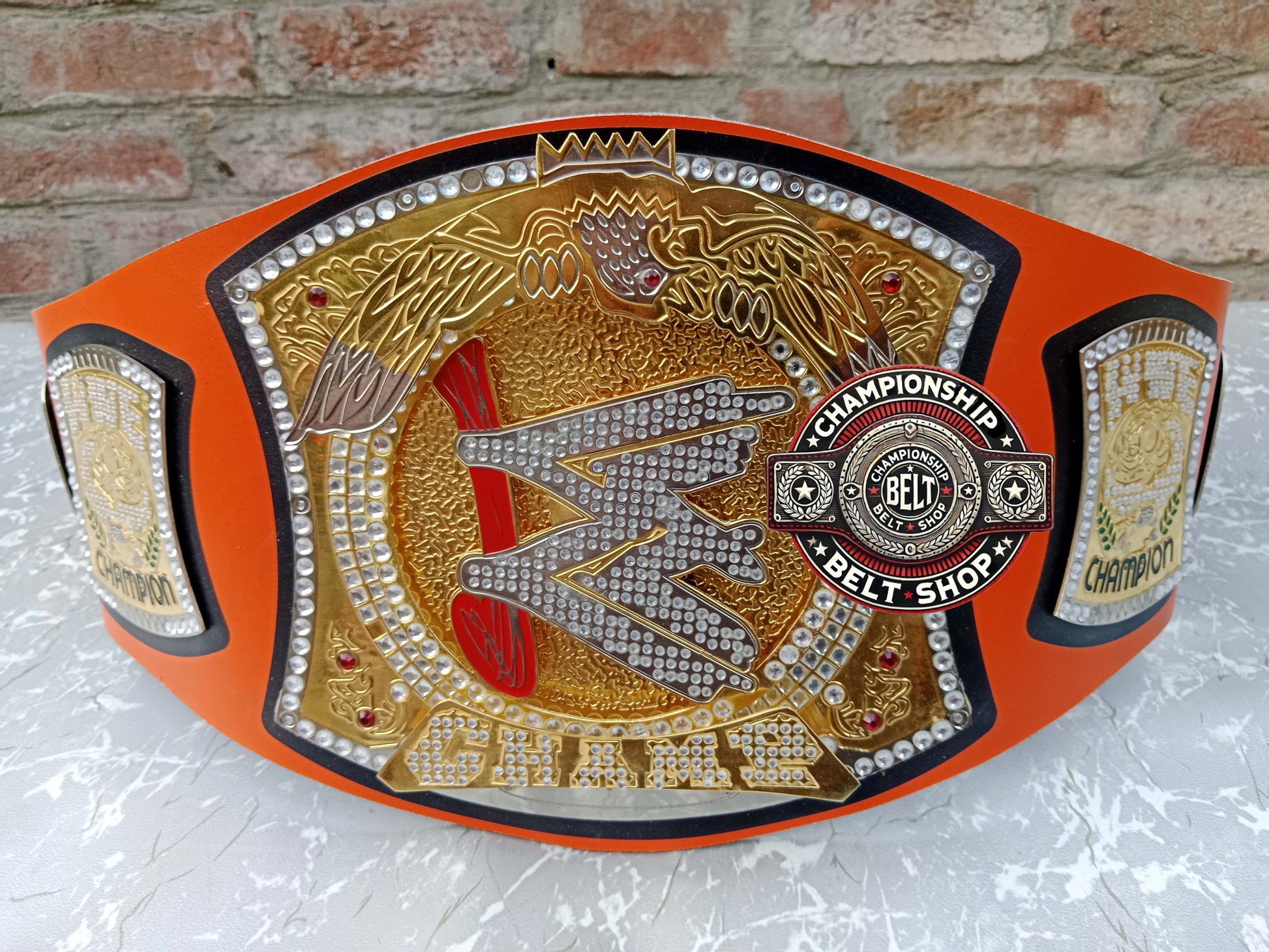 WWE John Cena Orange Championship Title Belt