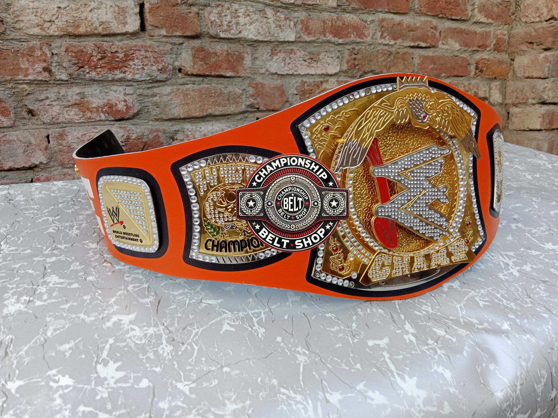 WWE John Cena Orange Championship Title Belt