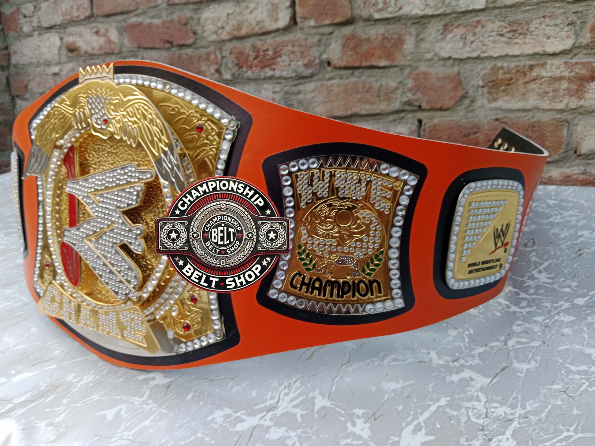 WWE John Cena Orange Championship Title Belt