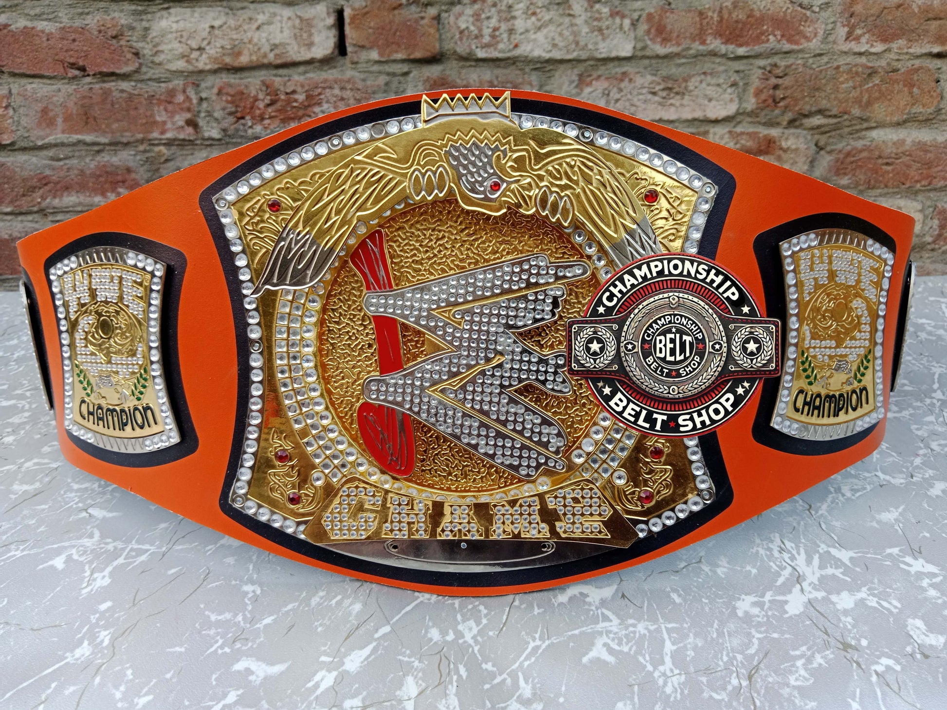 WWE John Cena Orange Championship Title Belt