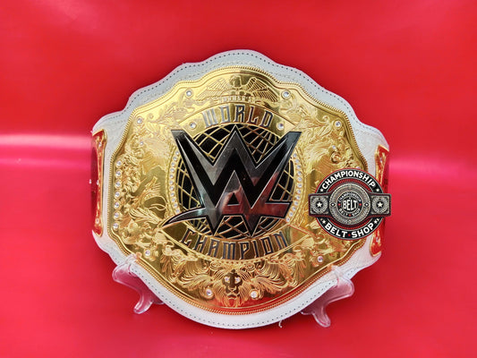 WWE Rhea Ripley Womens World Heavyweight White Strap Championship Title Belt