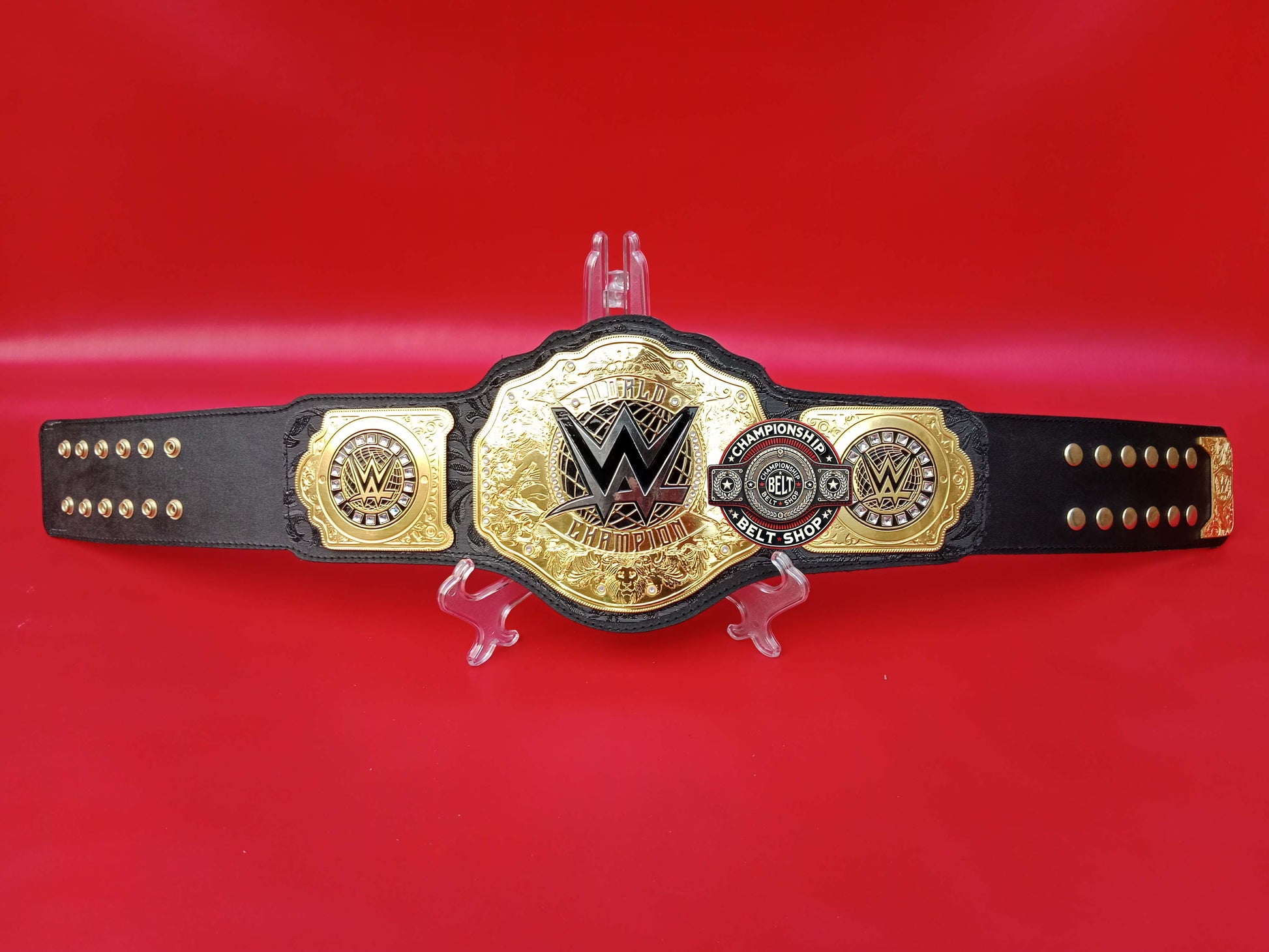 WWE World Heavyweight Black Strap Championship Title Belt