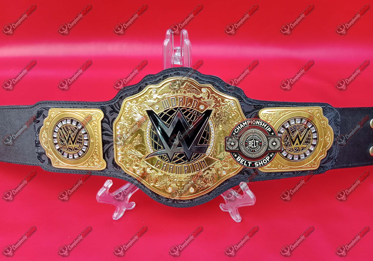 WWE World Heavyweight Black Strap Championship Title Belt