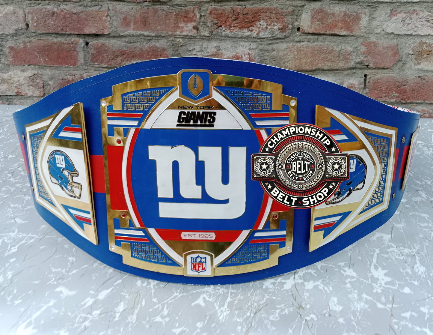WWE NFL New York Giants Championship Title Belt