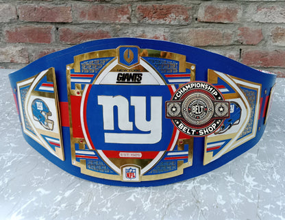 WWE NFL New York Giants Championship Title Belt