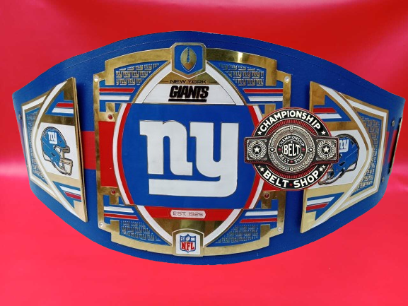WWE NFL New York Giants Championship Title Belt
