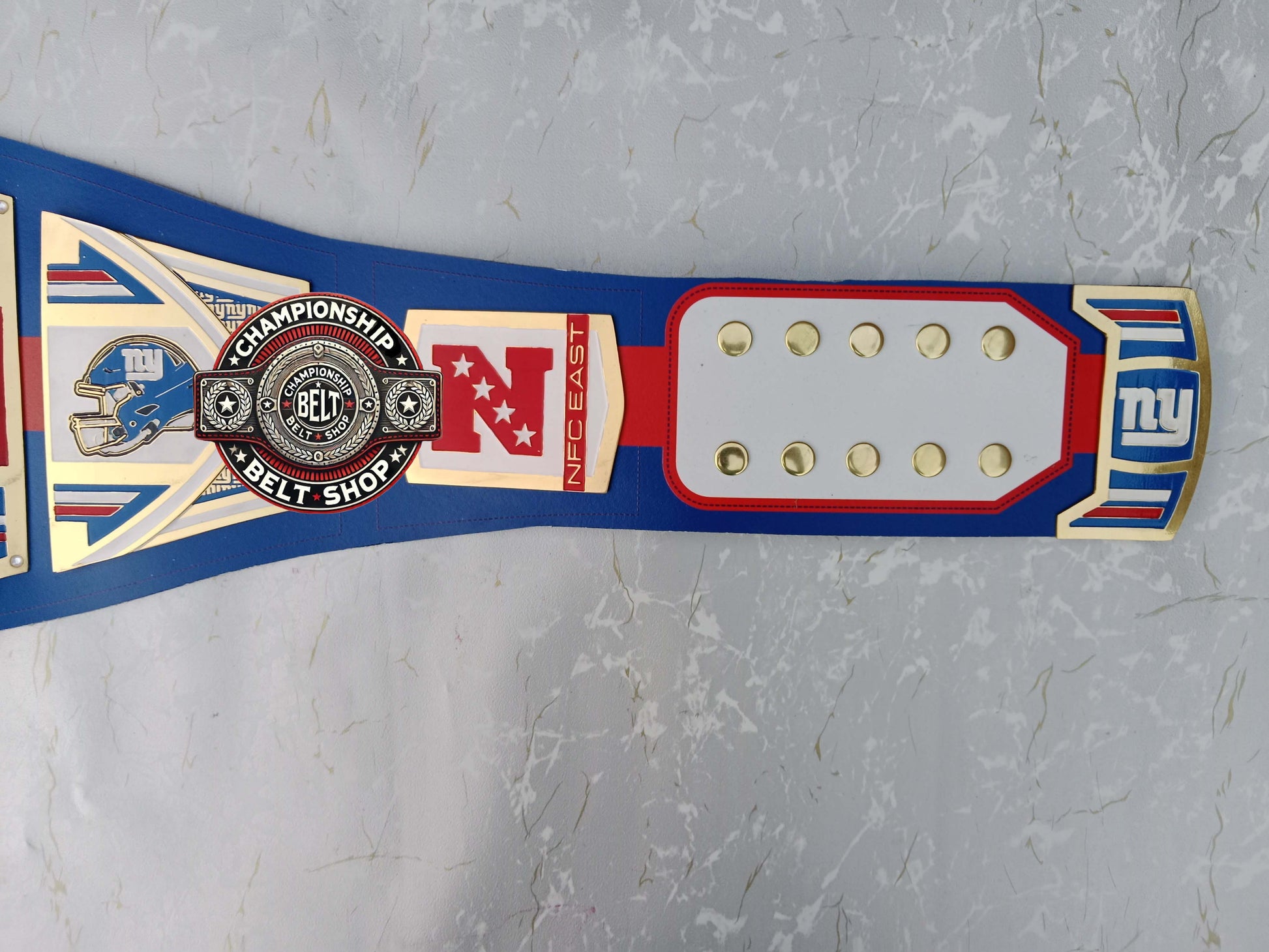 WWE NFL New York Giants Championship Title Belt