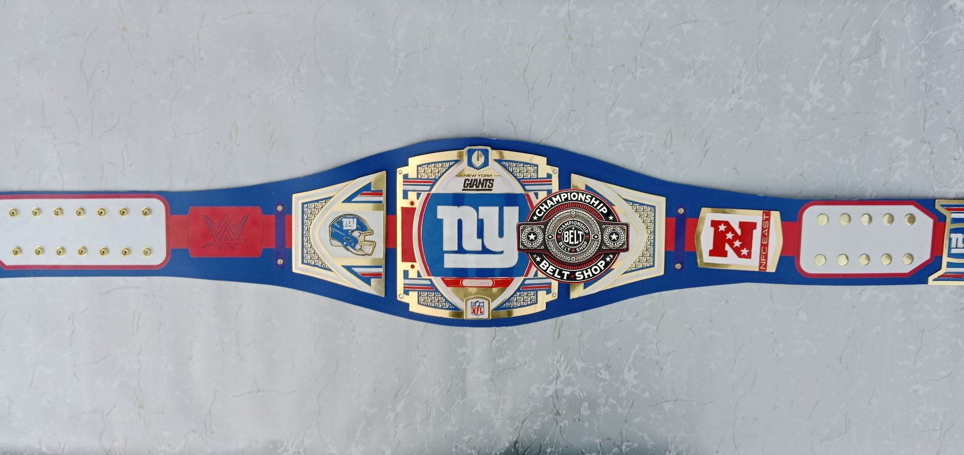 WWE NFL New York Giants Championship Title Belt