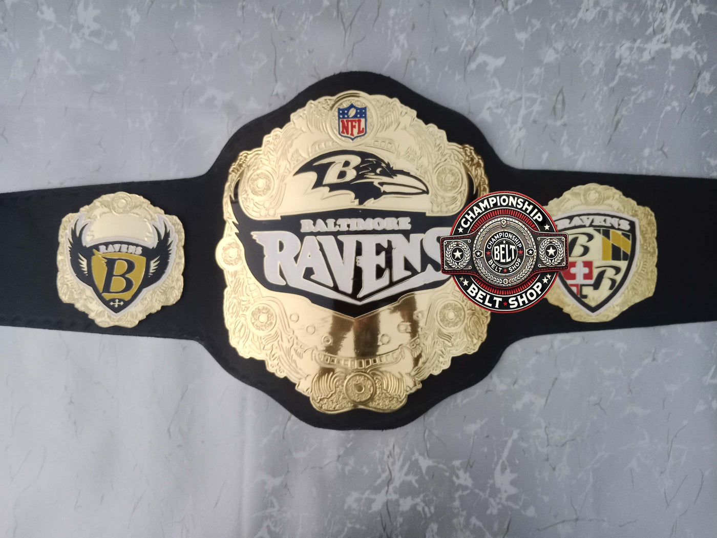 WWE NFL Baltimore Ravens Championship Title Belt