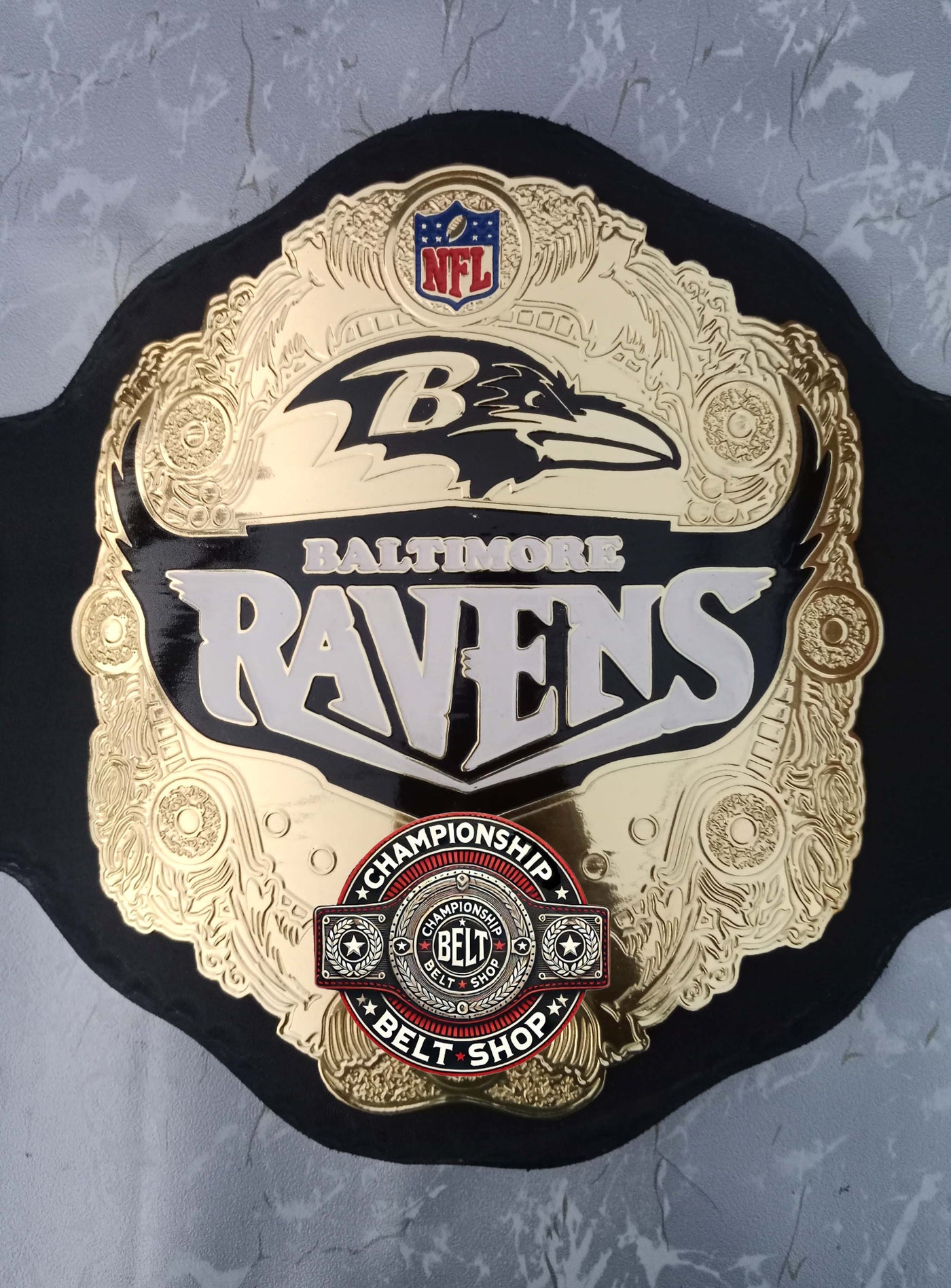 WWE NFL Baltimore Ravens Championship Title Belt