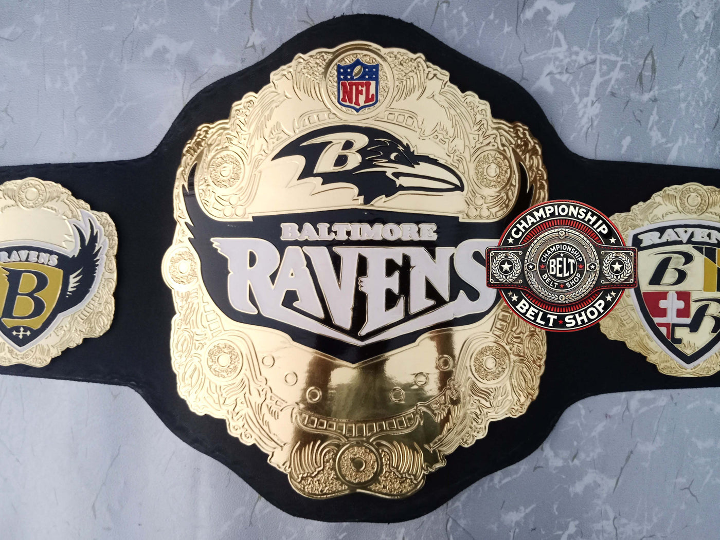 WWE NFL Baltimore Ravens Championship Title Belt