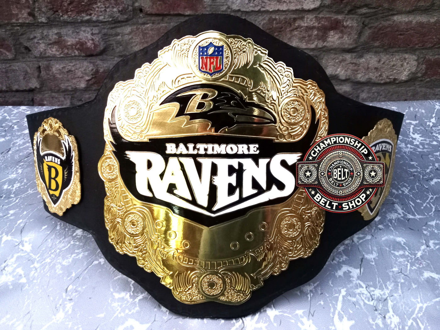 WWE NFL Baltimore Ravens Championship Title Belt