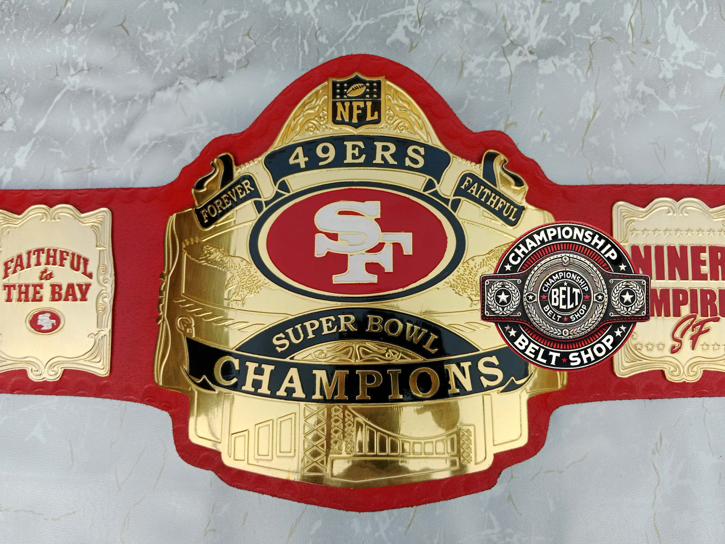 WWE NFL San Francisco 49ers Championship Belt