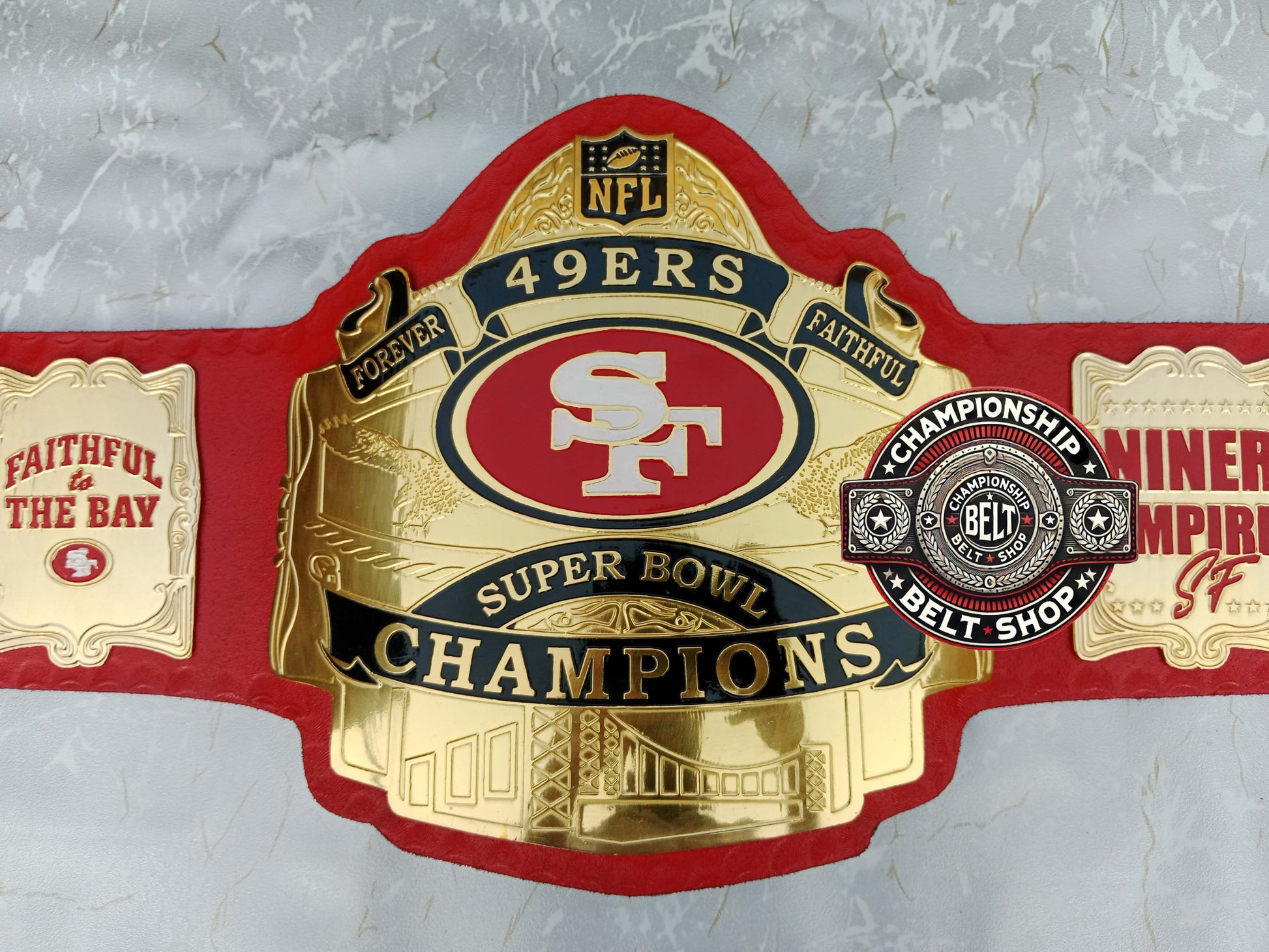 WWE NFL San Francisco 49ers Championship Belt