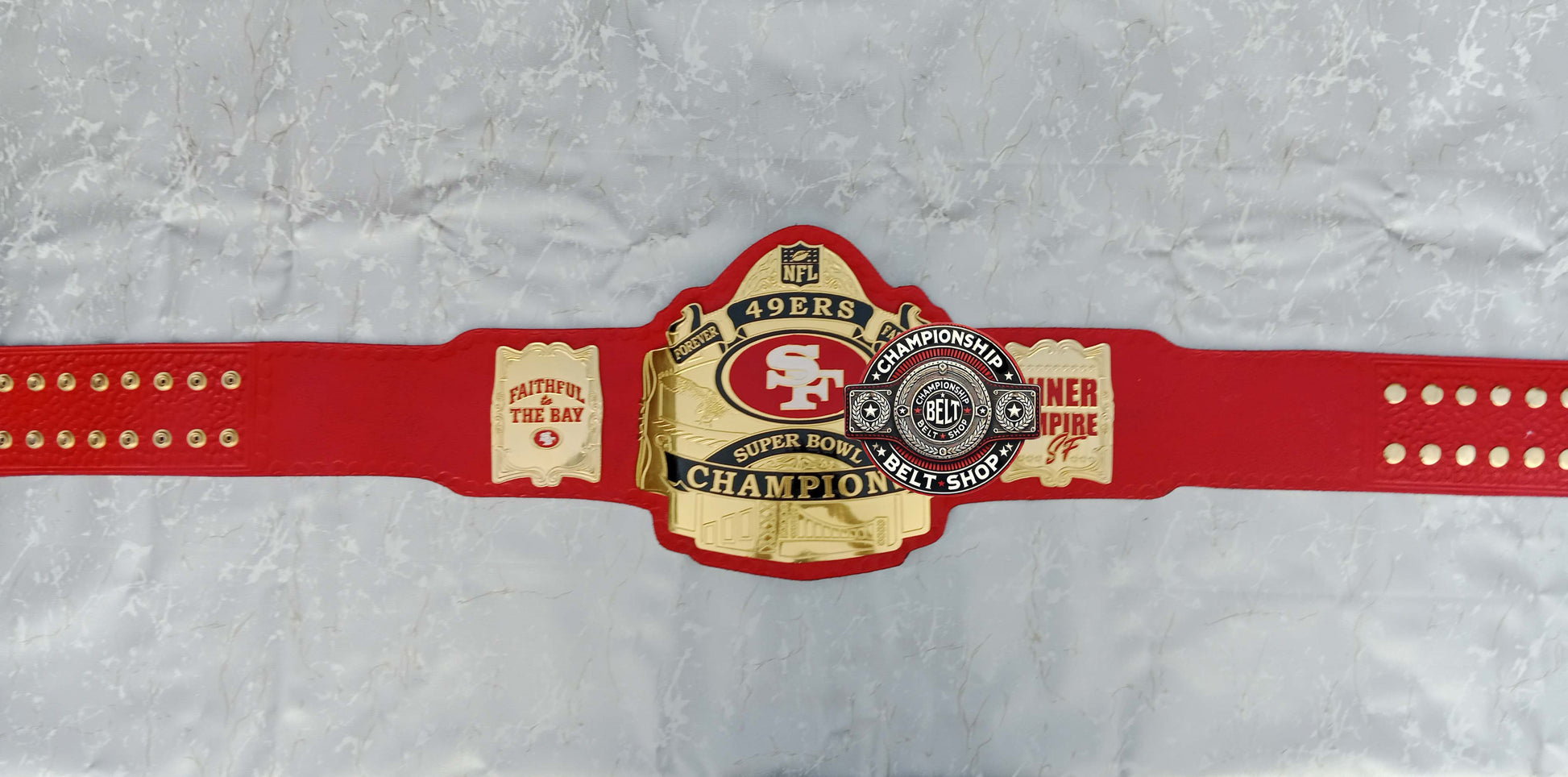 WWE NFL San Francisco 49ers Championship Belt
