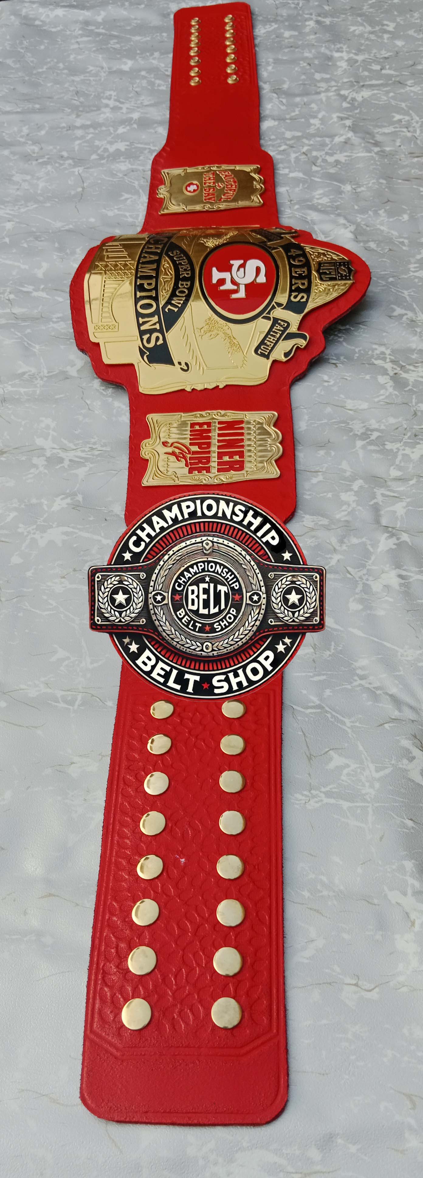 WWE NFL San Francisco 49ers Championship Belt