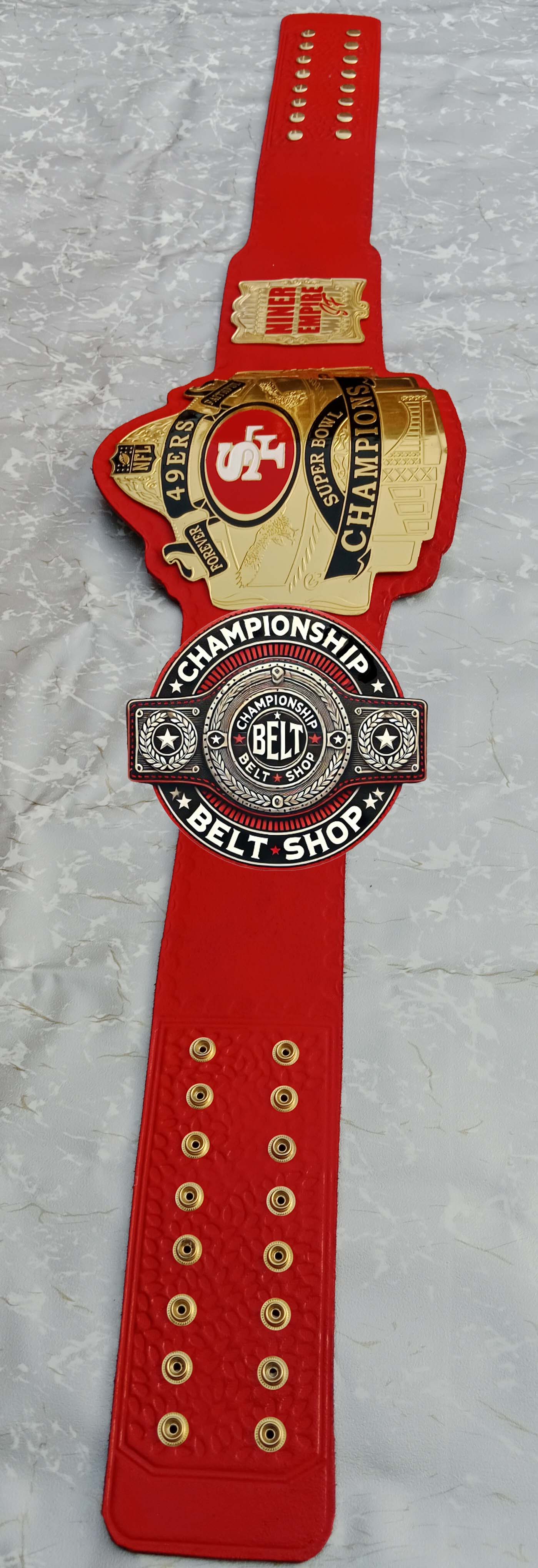 WWE NFL San Francisco 49ers Championship Belt