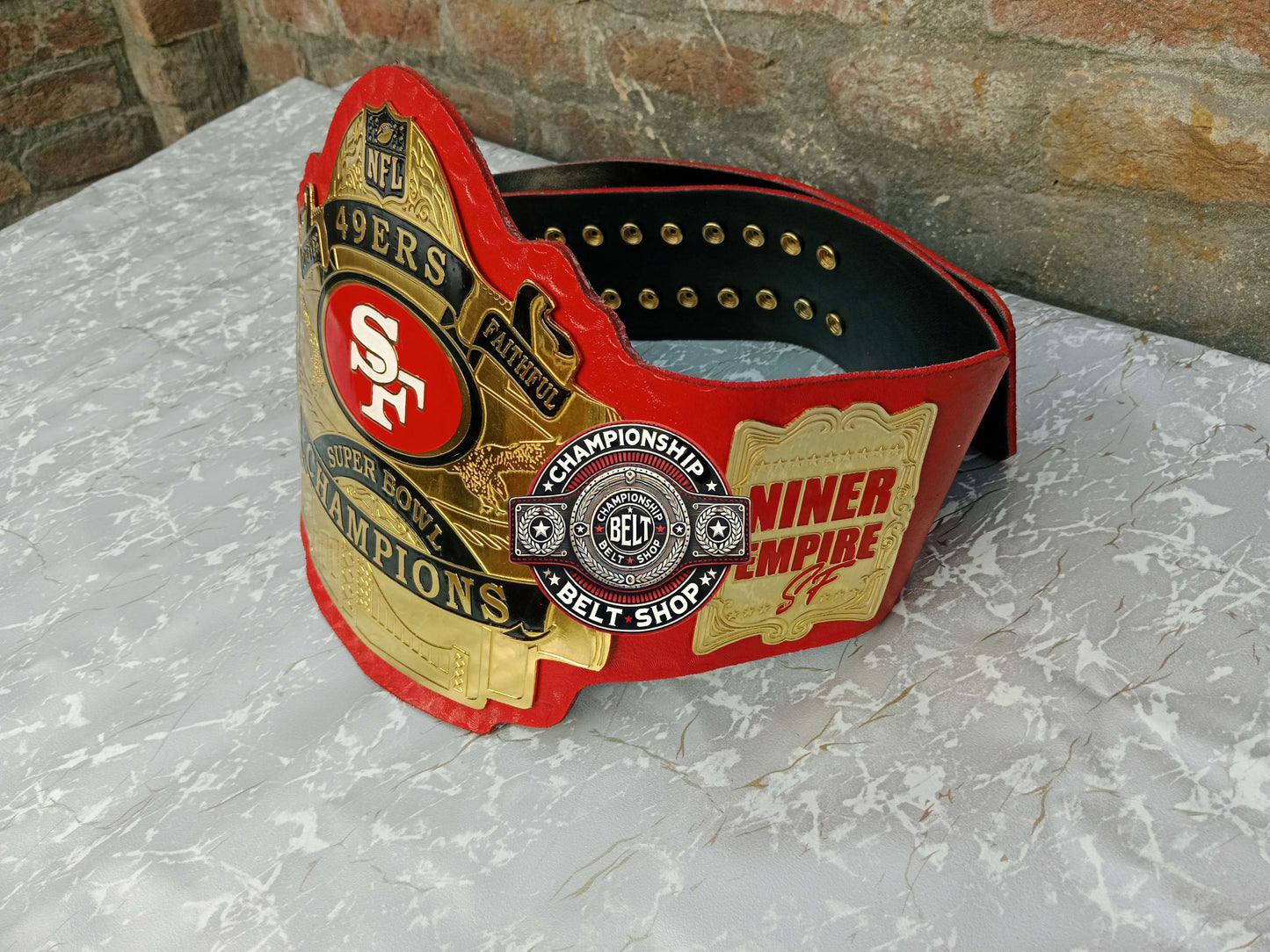 WWE NFL San Francisco 49ers Championship Belt