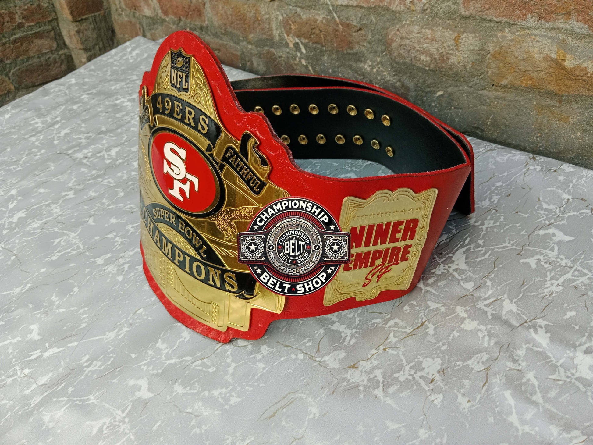 WWE NFL San Francisco 49ers Championship Belt