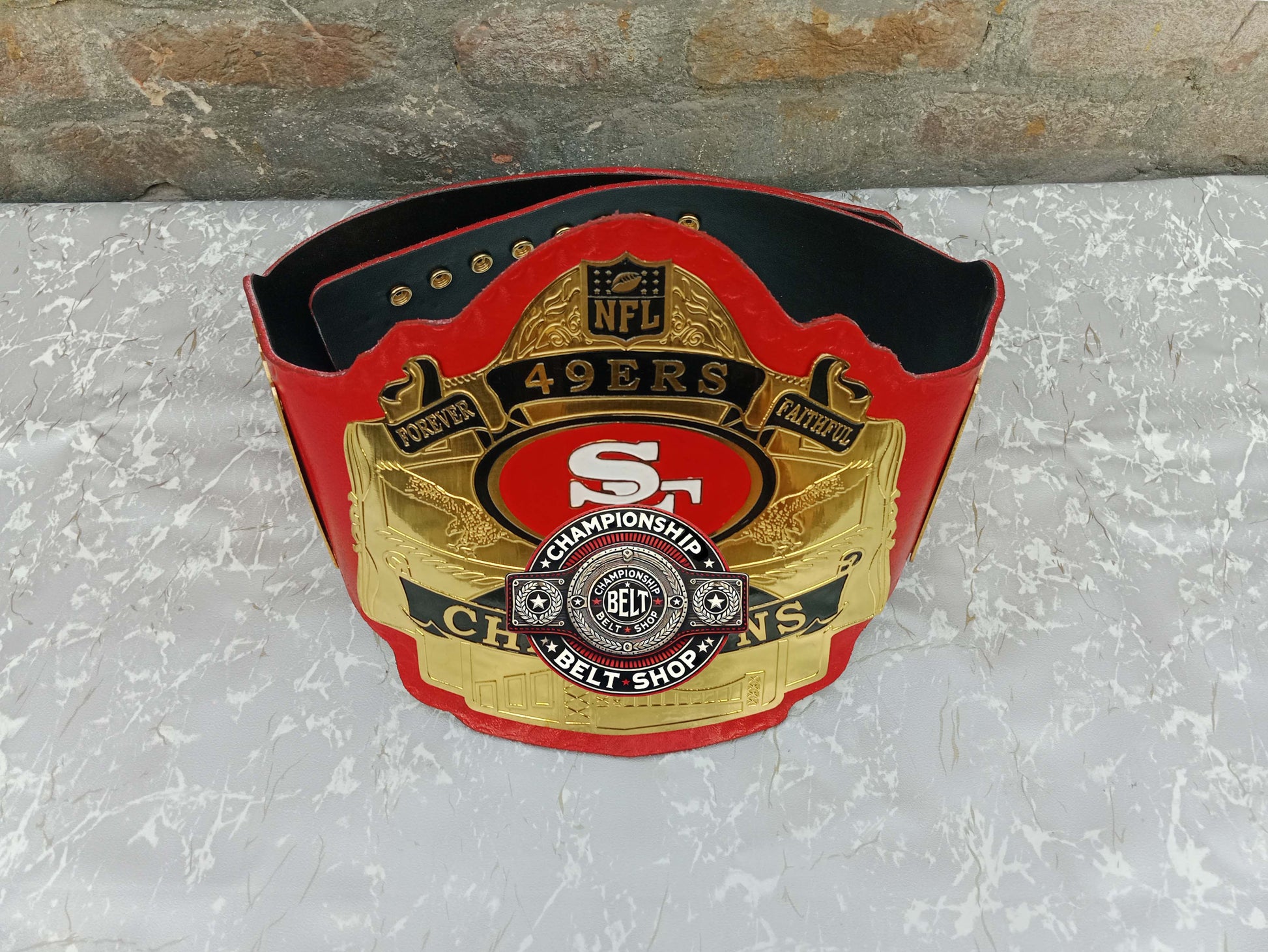 WWE NFL San Francisco 49ers Championship Belt