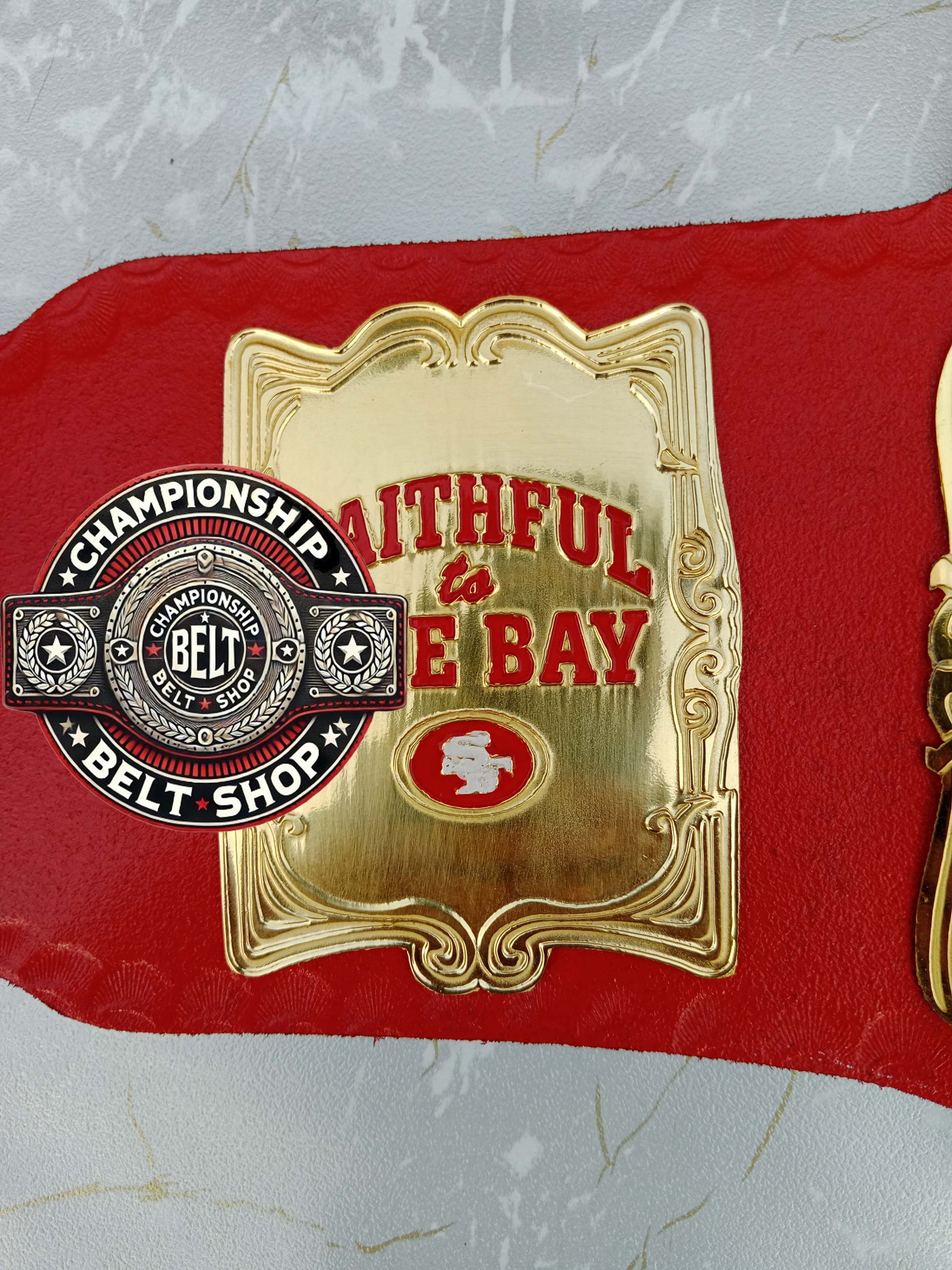 WWE NFL San Francisco 49ers Championship Belt