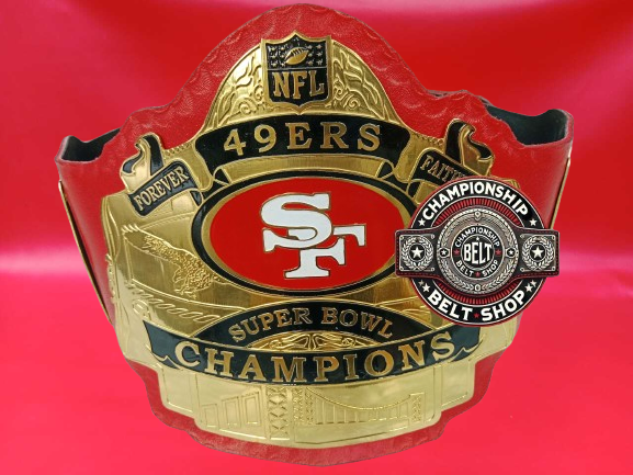 WWE NFL San Francisco 49ers Championship Belt