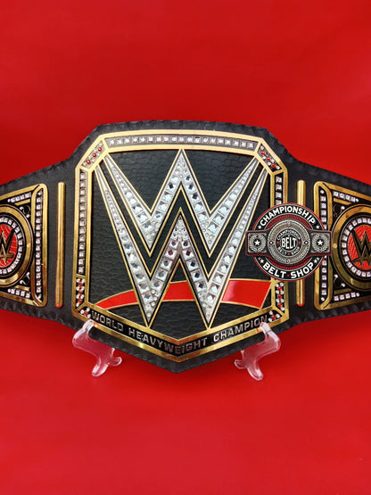 WWE Old Black Heavyweight Championship Title Belt