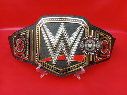 WWE Old Black Heavyweight Championship Title Belt