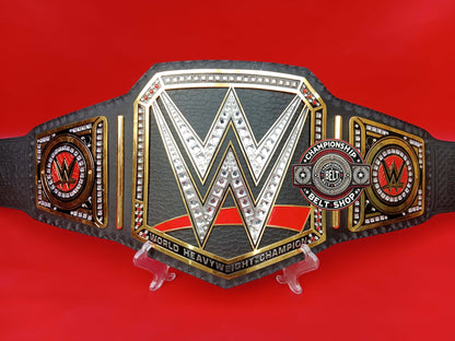 WWE Old Black Heavyweight Championship Title Belt