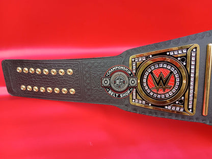 WWE Old Black Heavyweight Championship Title Belt