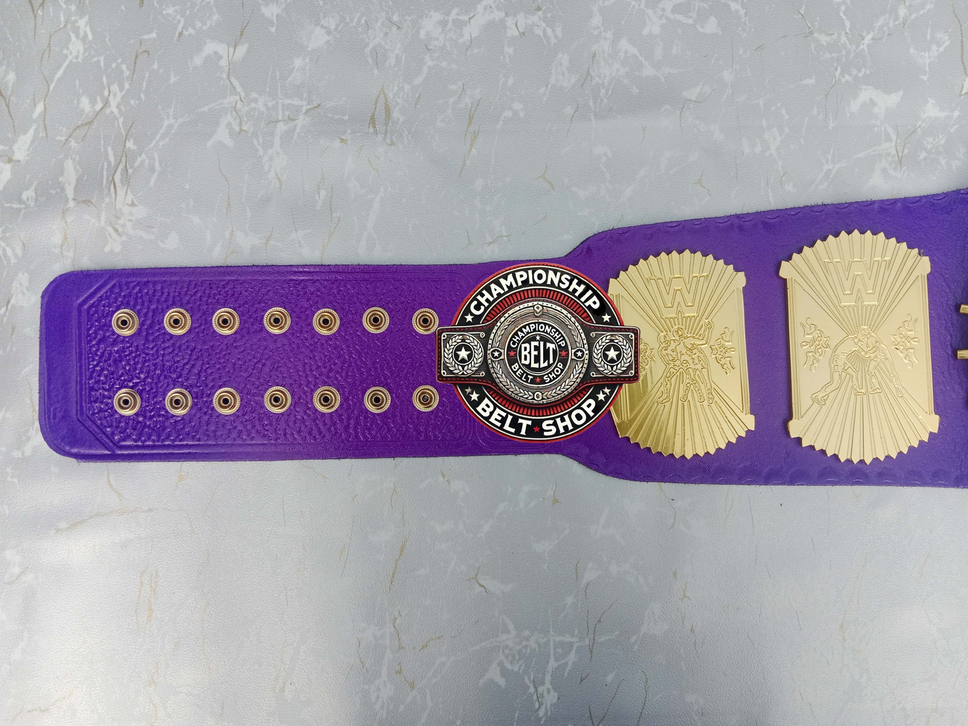 WWE Purple Winged Eagle Championship Title Belt