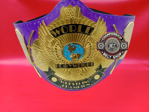 WWE Purple Winged Eagle Championship Title Belt