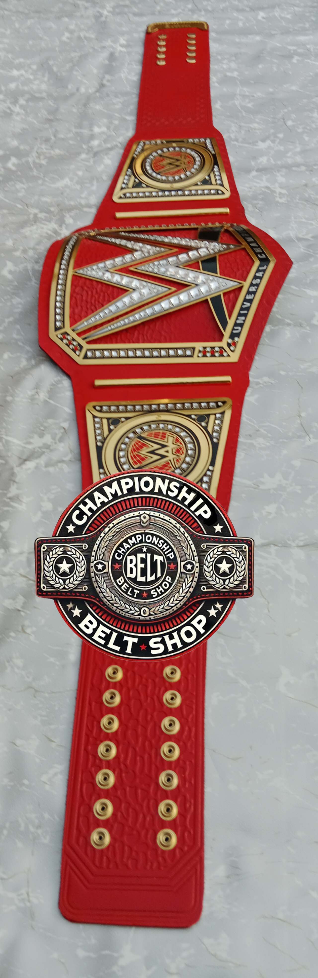 WWE Red Universal Championship Title Belt