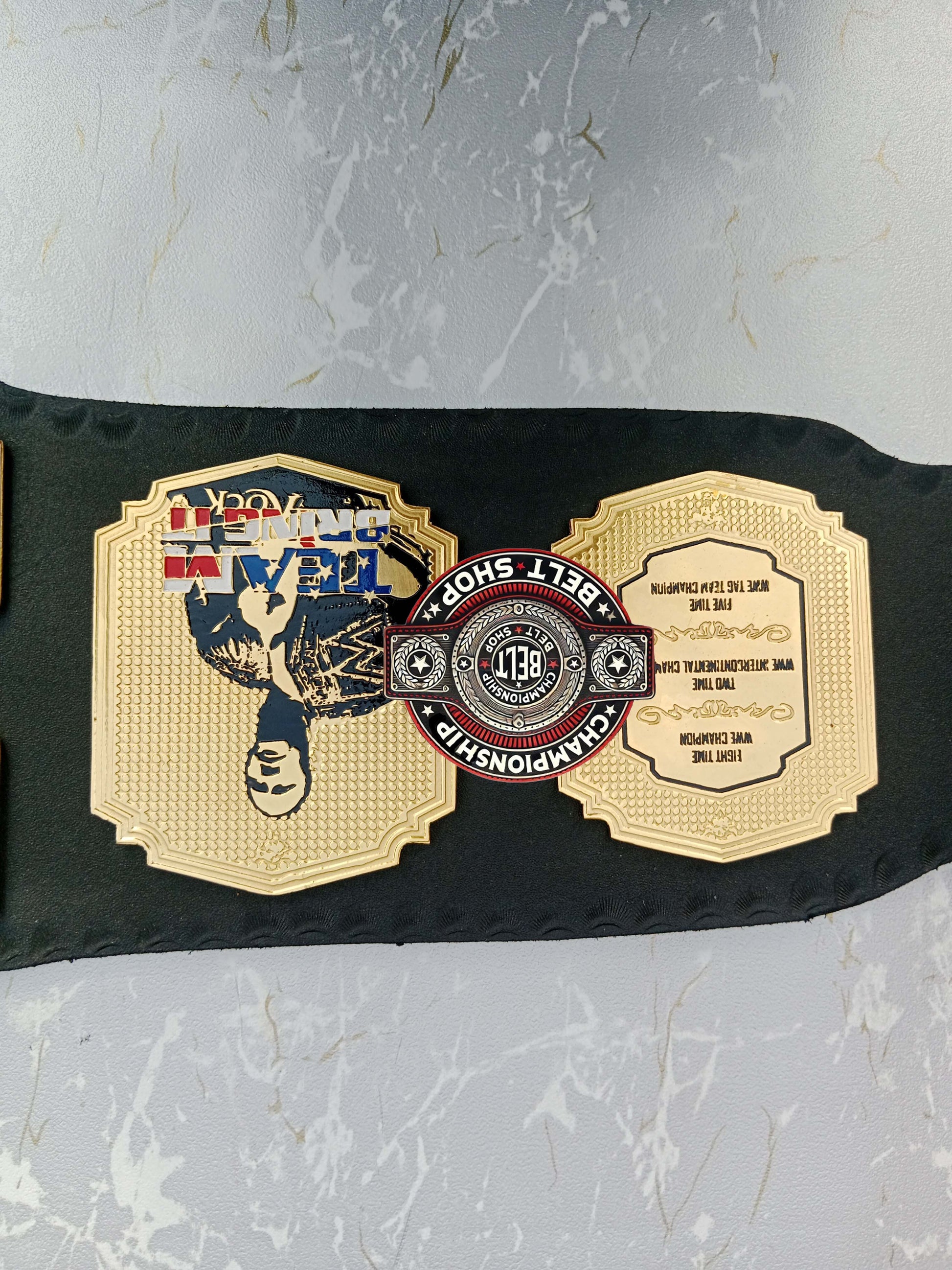 WWE Rock Brahma Bull Championship Title Belt