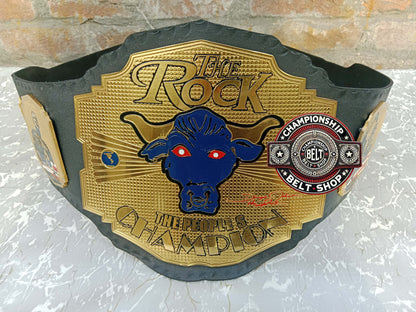 WWE Rock Brahma Bull Championship Title Belt