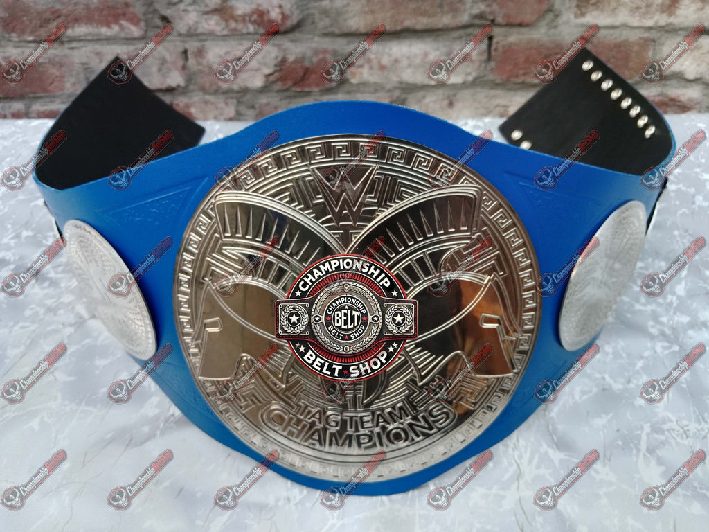 WWE Smackdown Blue Strap Championship Title Belt