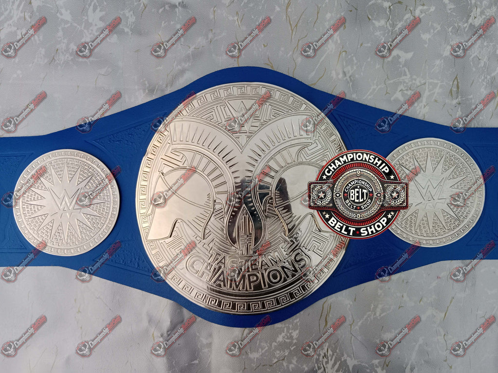 WWE Smackdown Blue Strap Championship Title Belt