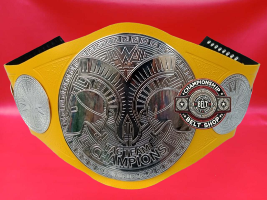 WWE Smackdown Yellow Strap Championship Title Belt