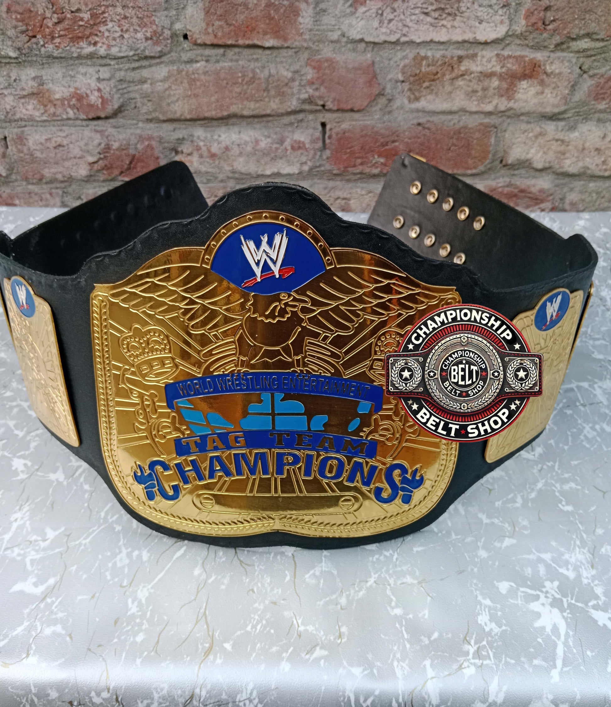 WWE Tag Team World Wrestling Fedration Championship Title Belt