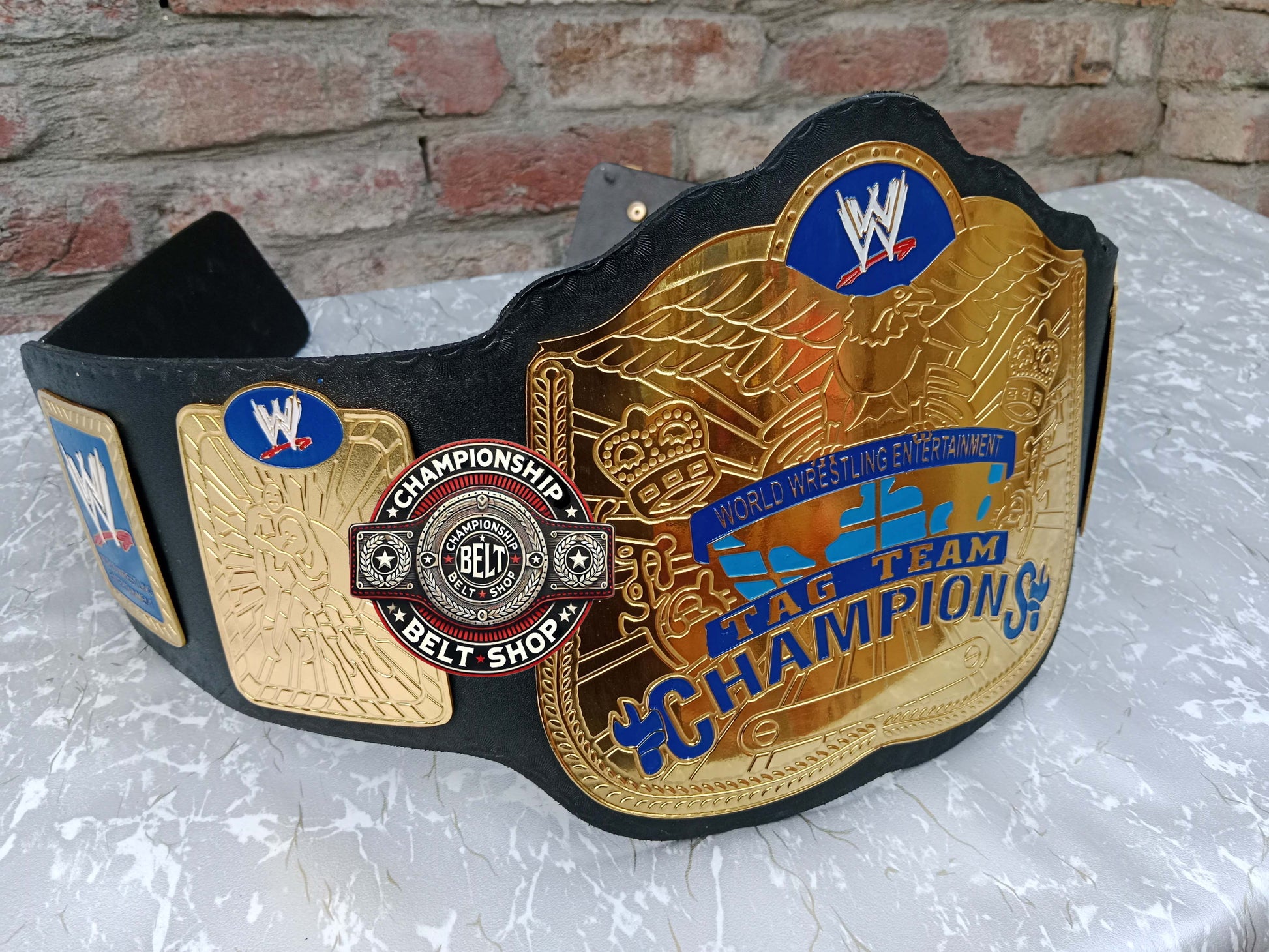 WWE Tag Team World Wrestling Fedration Championship Title Belt