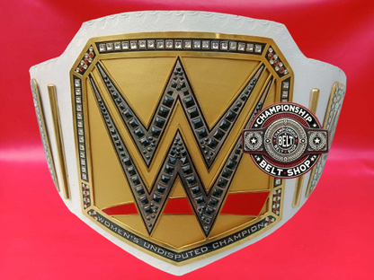 WWE Womens White Undisputed Championship Title Belt