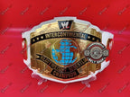 WWE White Intercontinental Championship Title Belt